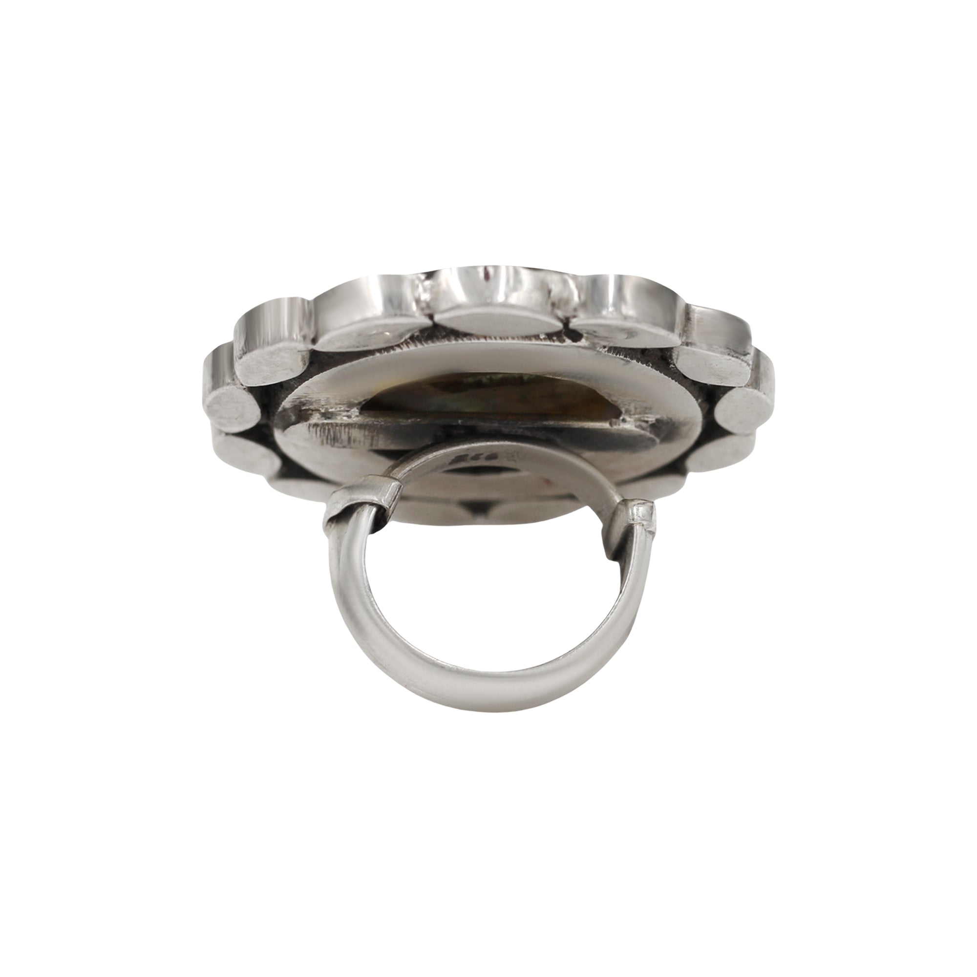 Handcrafted Labradorite Silver Ring by Sangeeta Boochra