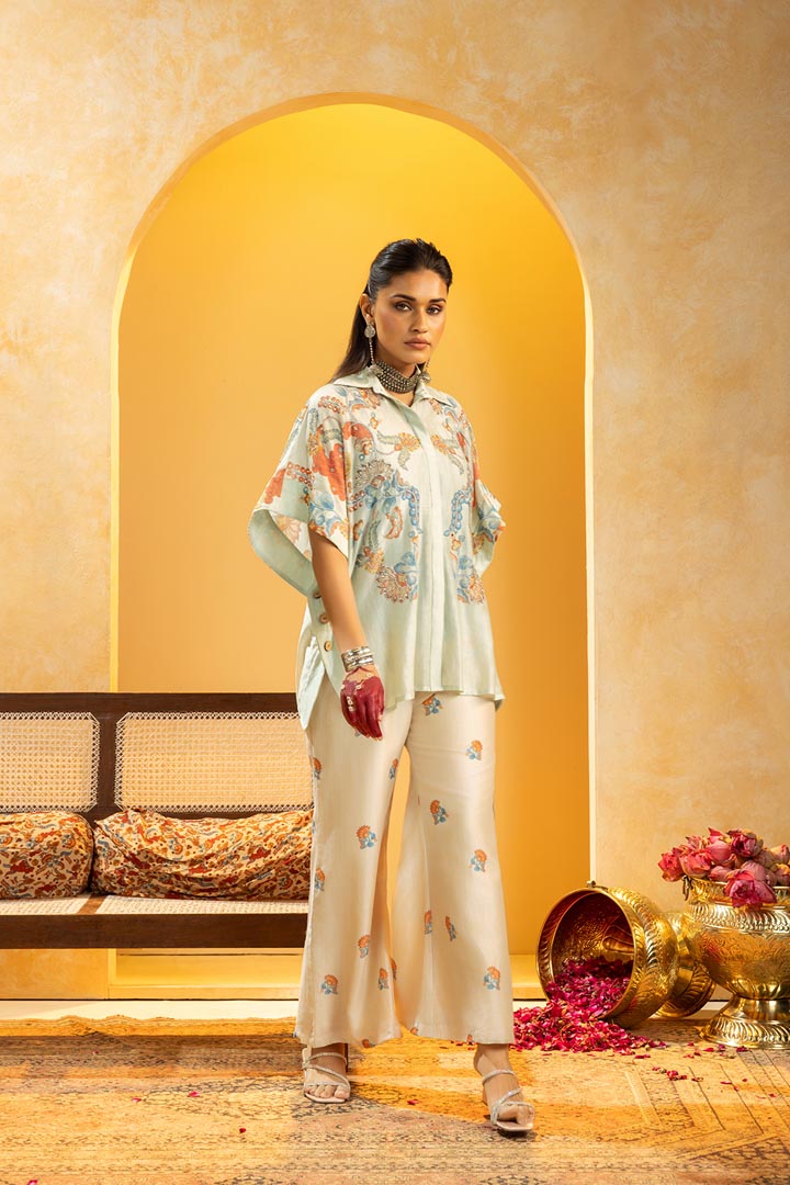 Rangtara embellished  co-ord setSP4866