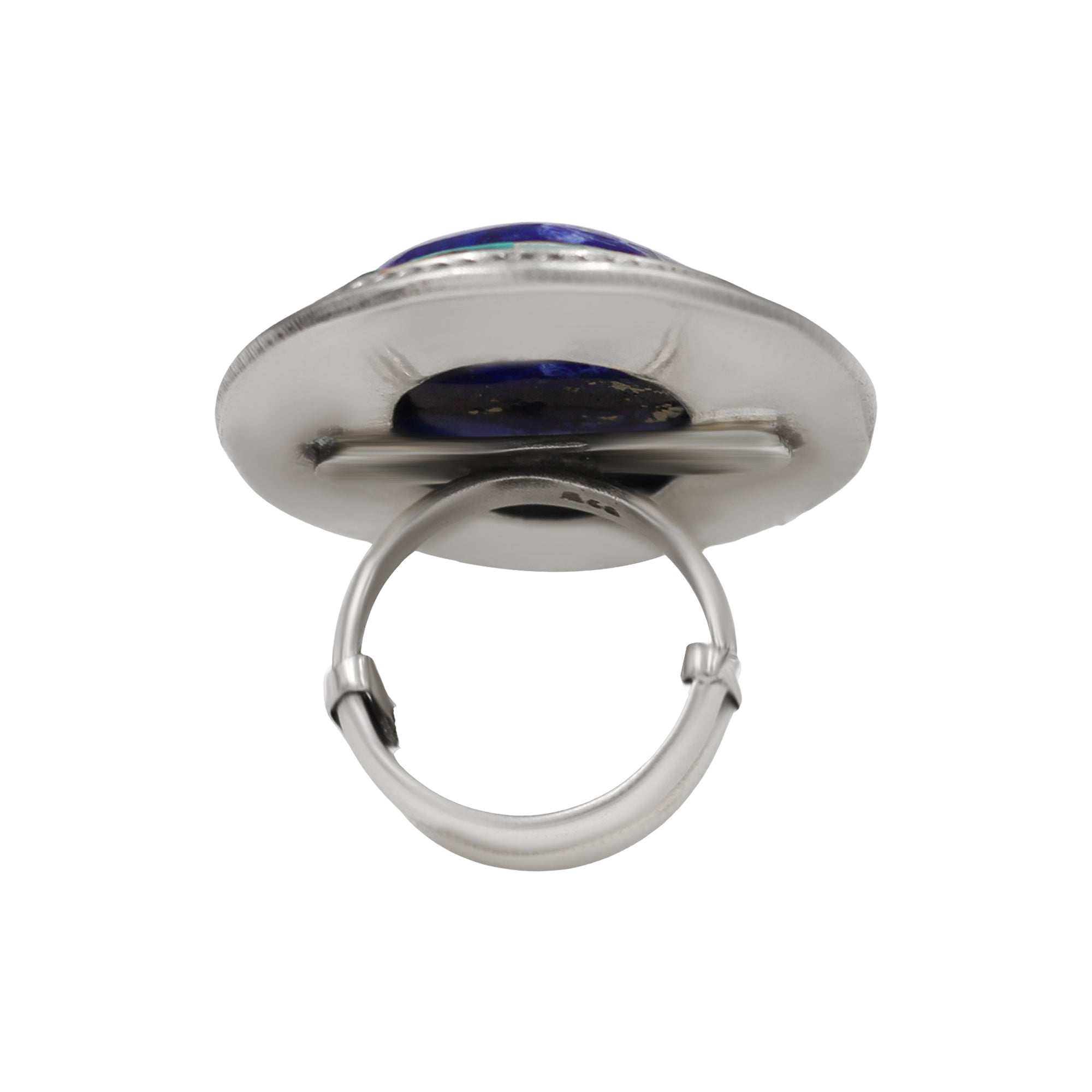 Sangeeta Boochra Handcrafted Lapis Elegance Ring