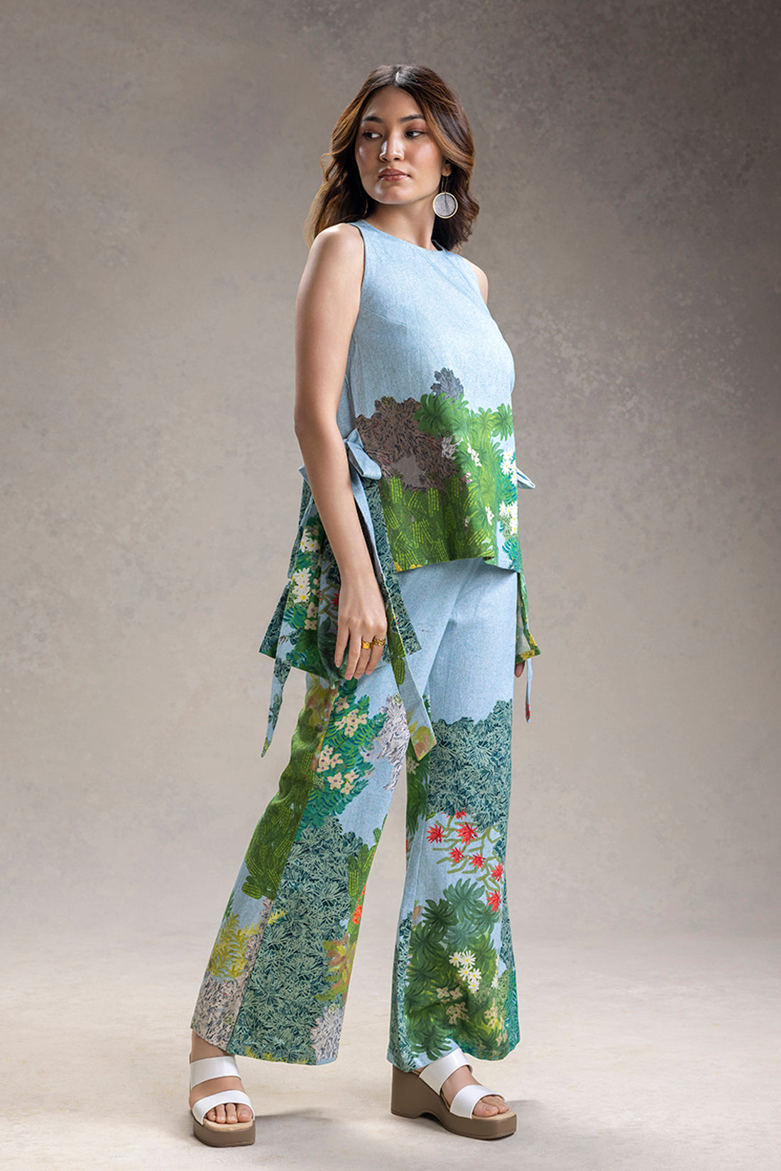 Blue Blume Printed coord set