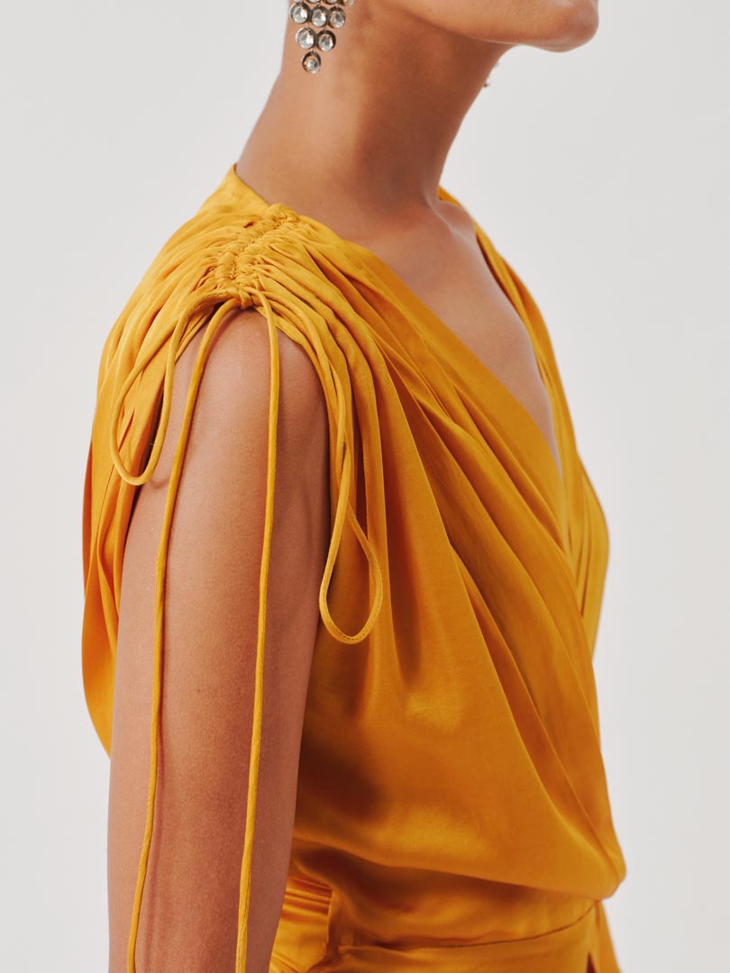 Rumba Dress in Mustard