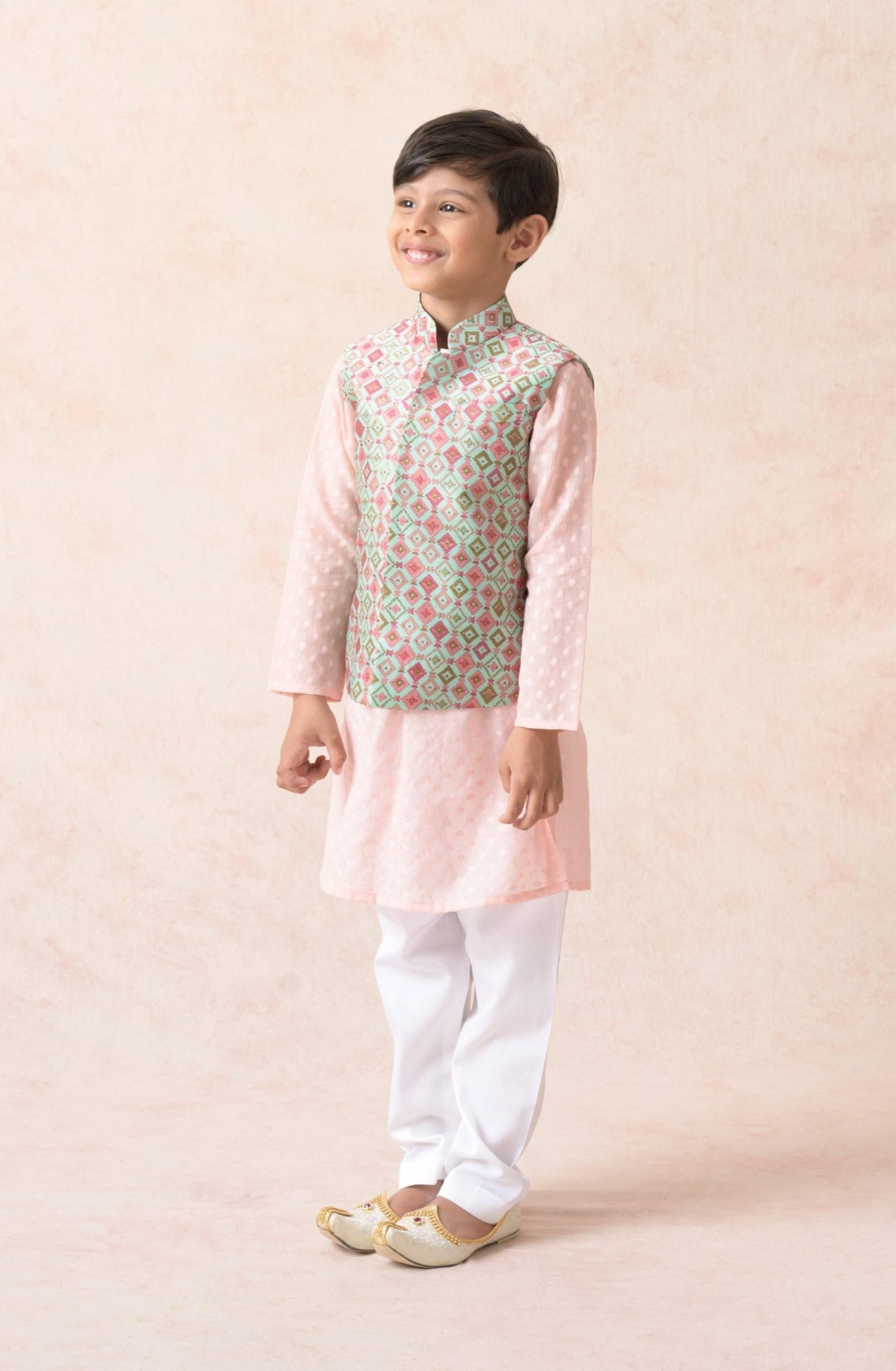 Nehru jacket with Kurta pyjama