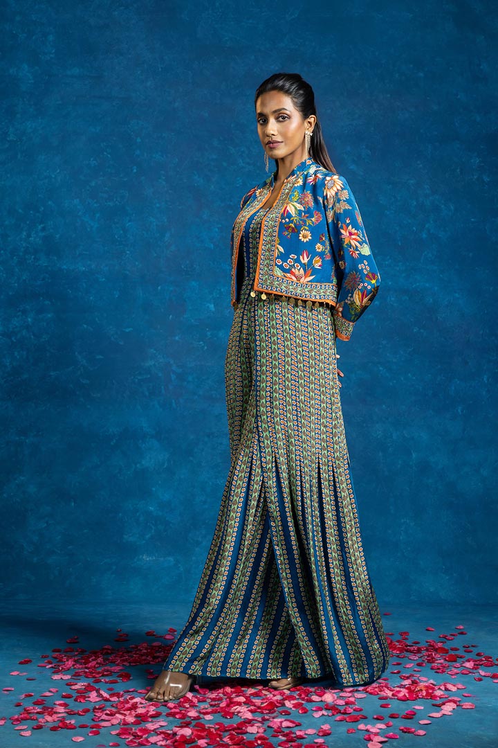 Aarani embellished jumpsuit setSP4919