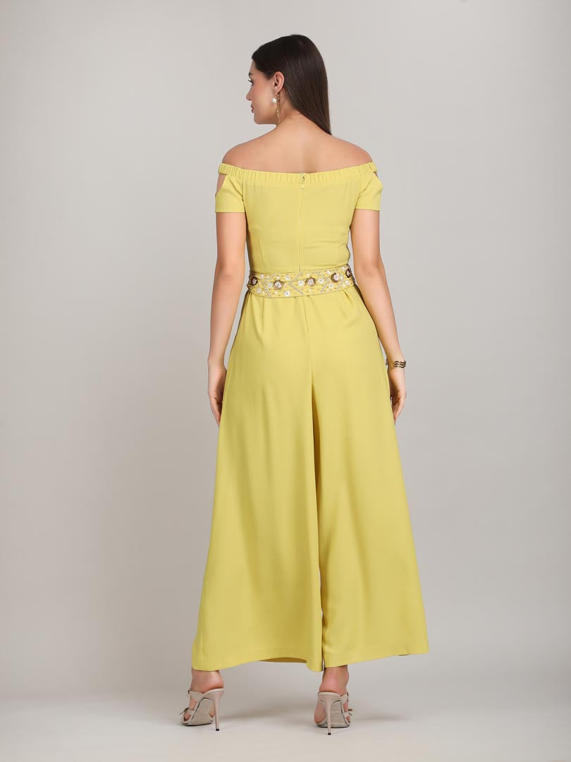 Aurora Glow yellow Jumpsuit