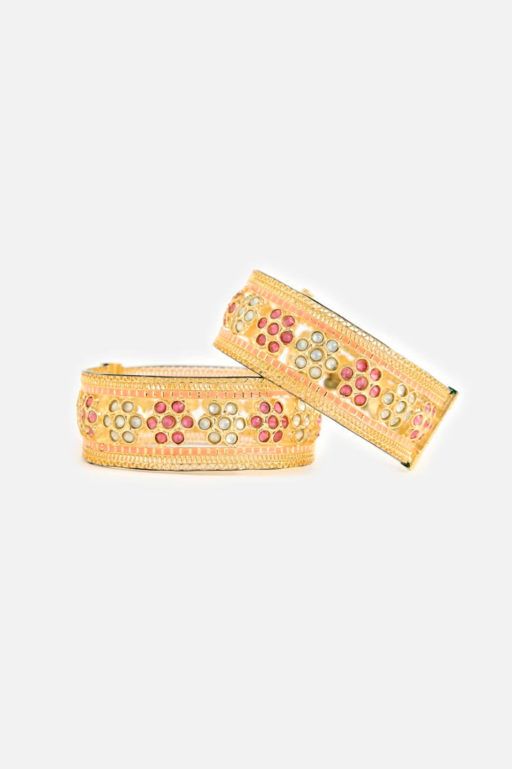 Gold Meenakari Bangle