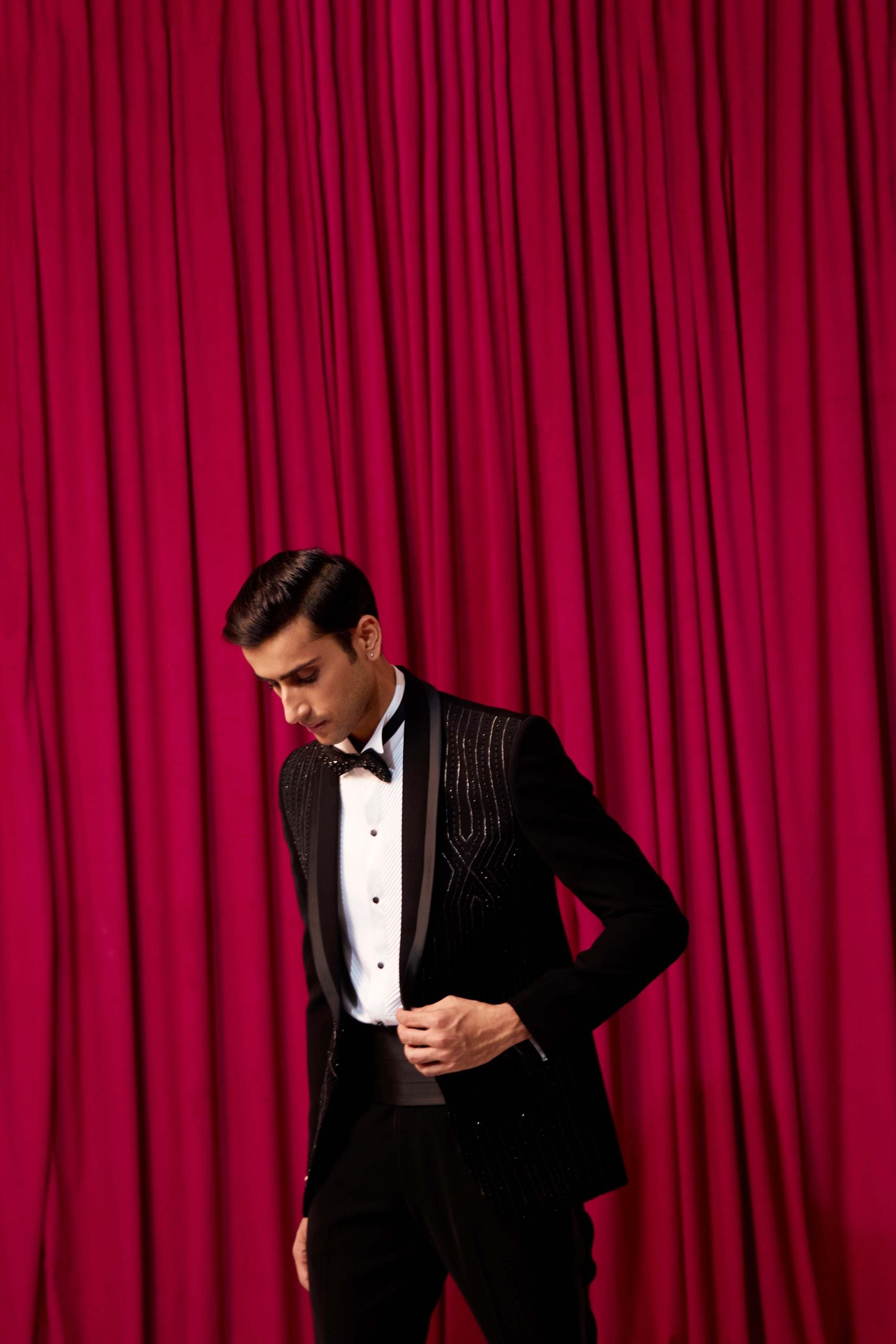 Illusion tuxedo set