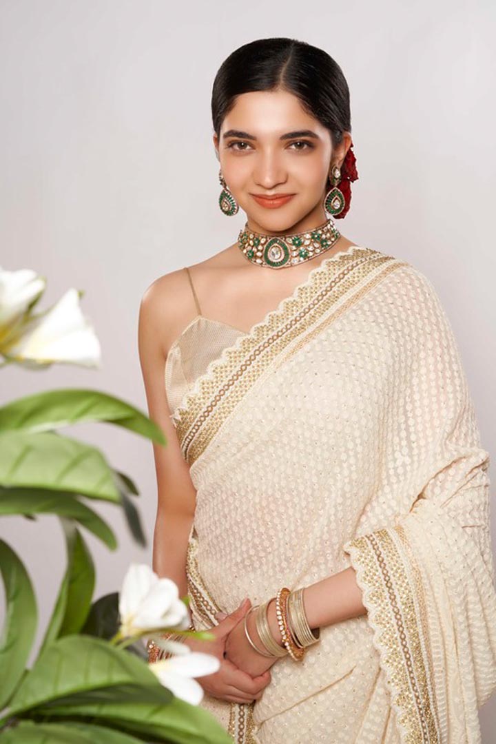 Gold Finish Utsav Choker Set with Stone Accents
