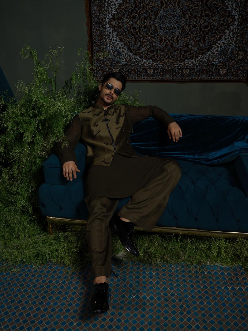 Olive Zipper Bundi only