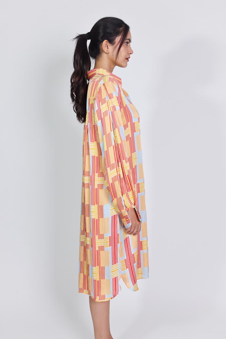 Cuffed Shirtdress