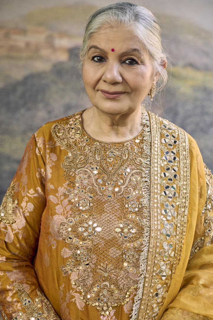 Sunehri Zari Sharara Set