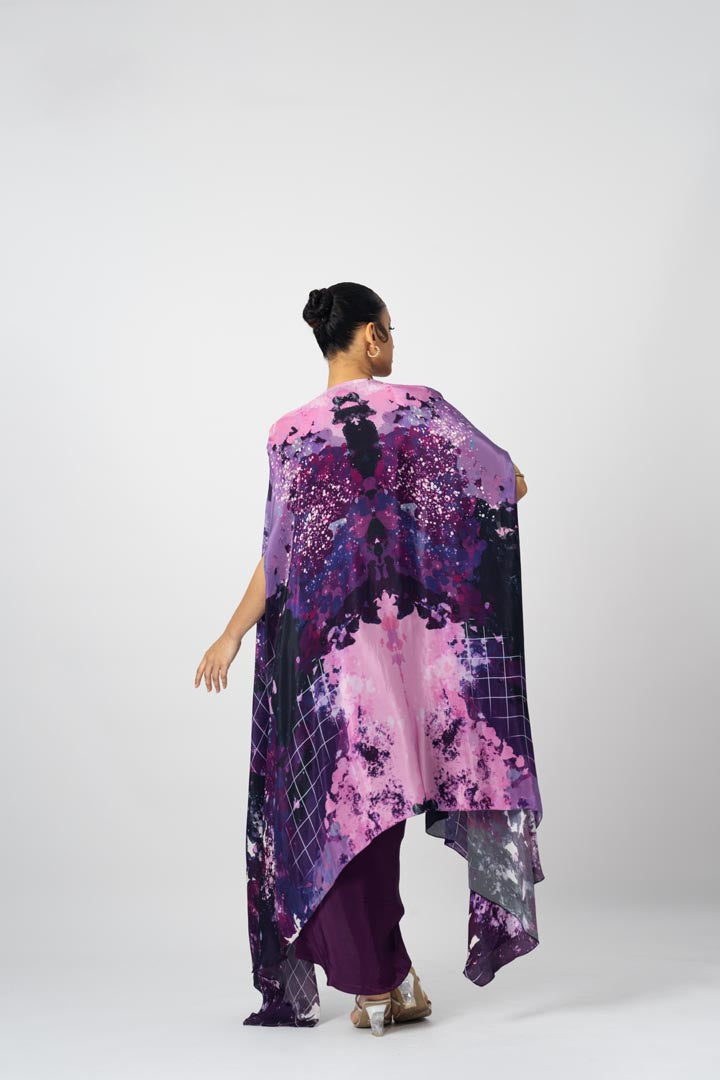 Cape skirt set