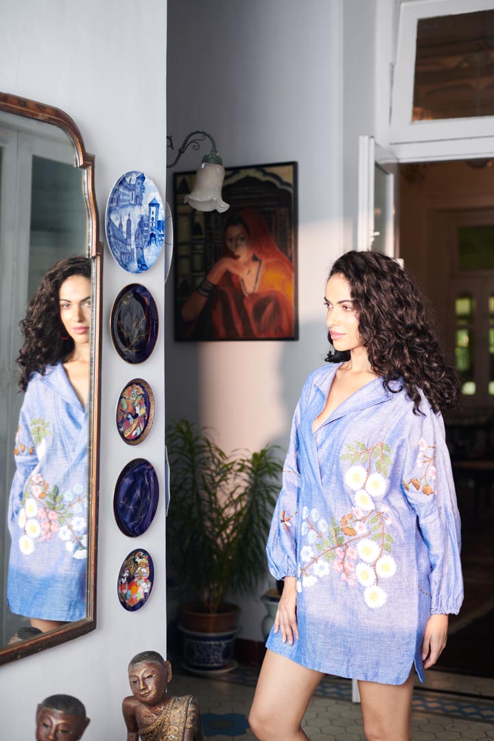 BLUE LILA DRESS