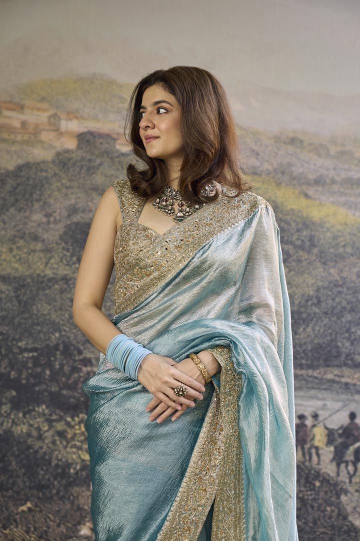Shobhana Tissue Saree Set