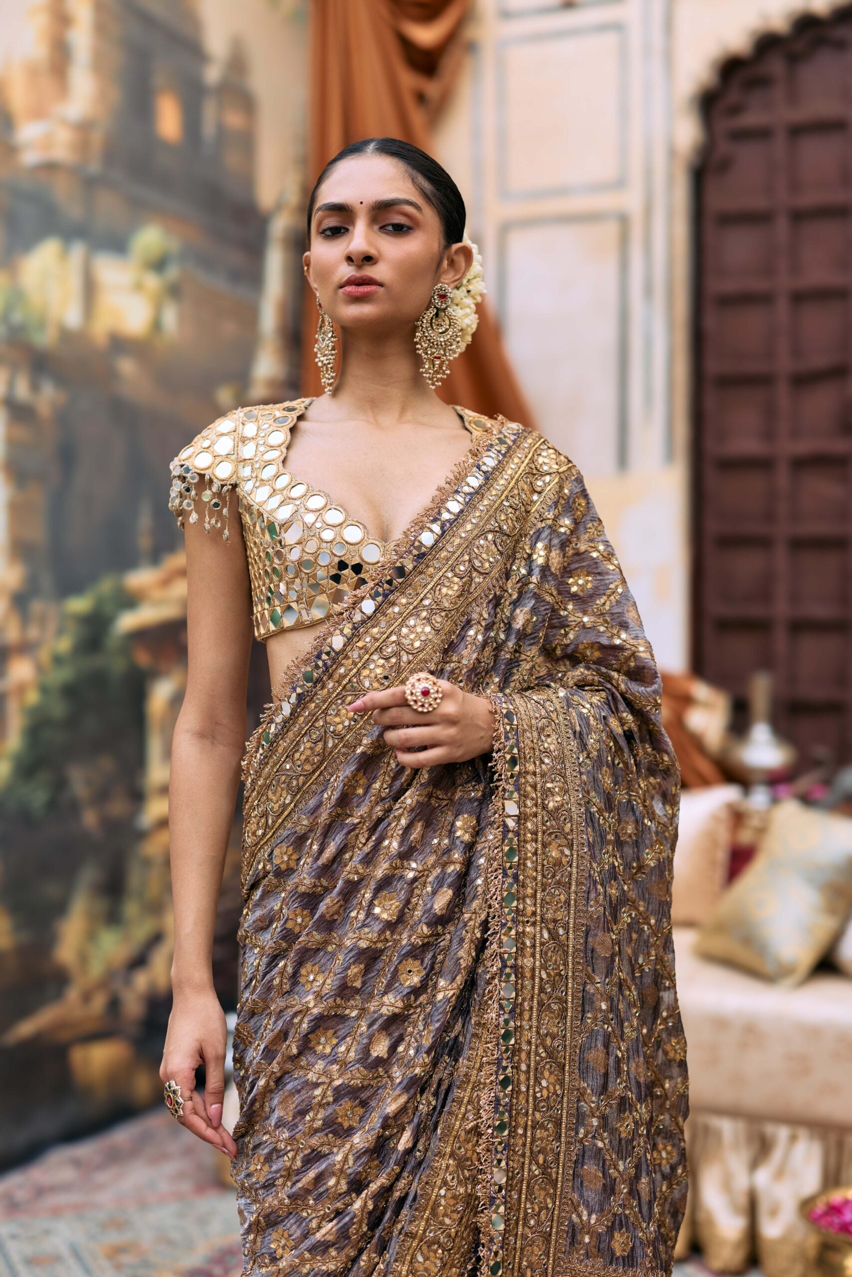 Patralekha Saree Set