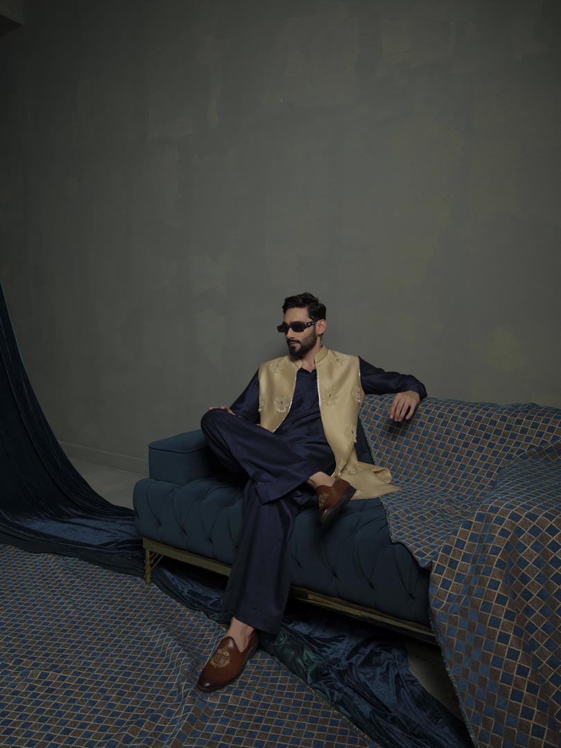 Oat Latkan Long Jacket Set