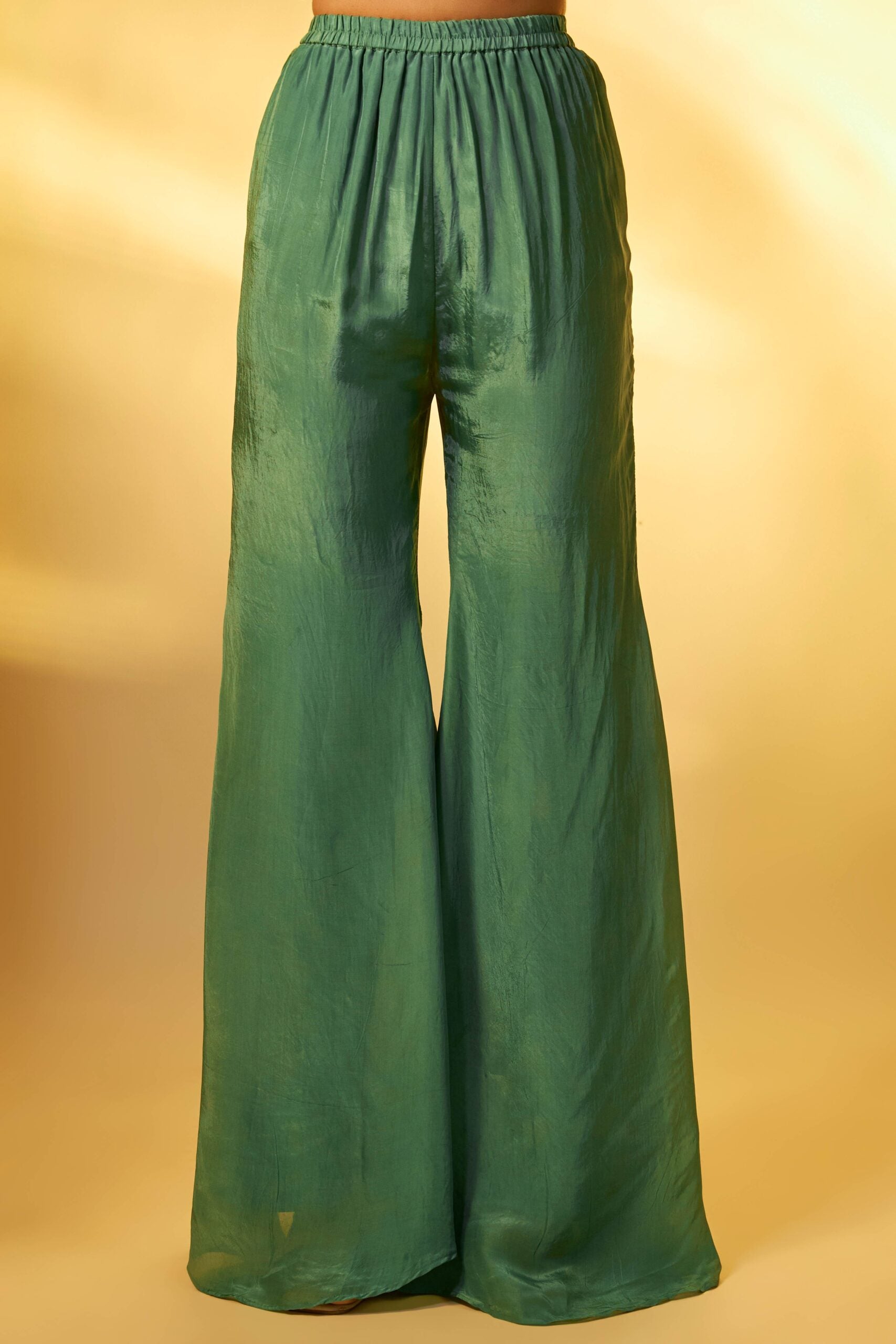 BASIL GREEN PALAZZO SET