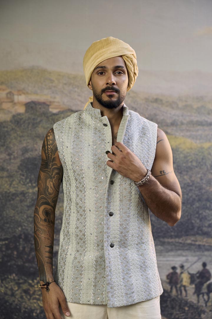 Zoravar Chikankari Bandi Set-A