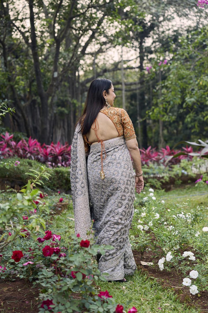 Chandi Rang Heritage Saree Set