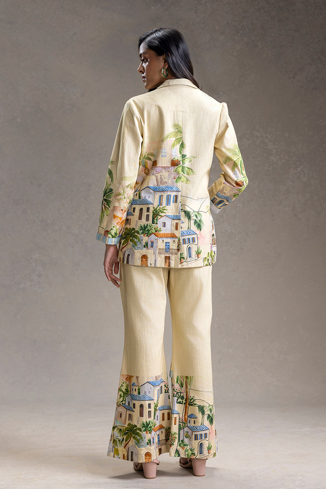 Yellow Reviera co-ord set women