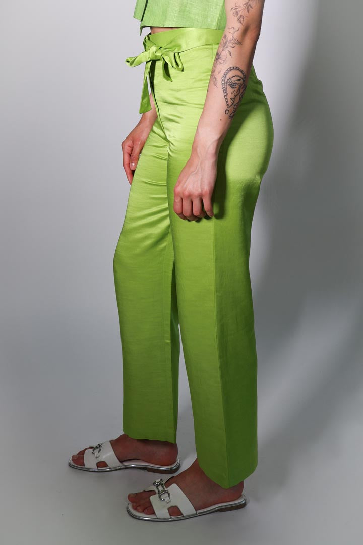 sash trouser, lime