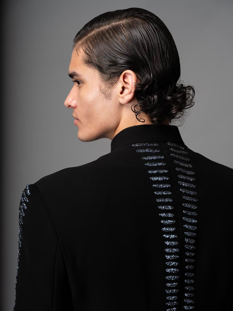 Scarr embroidered bandhgala set