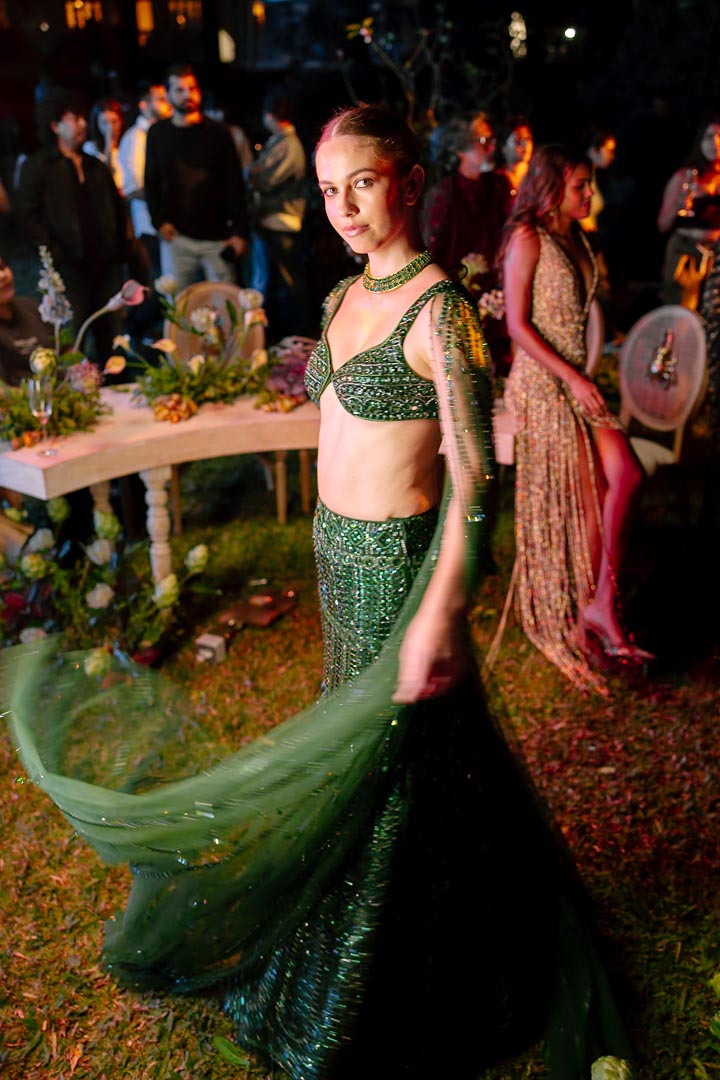 Emerald Ã‰lan Lehenga Set