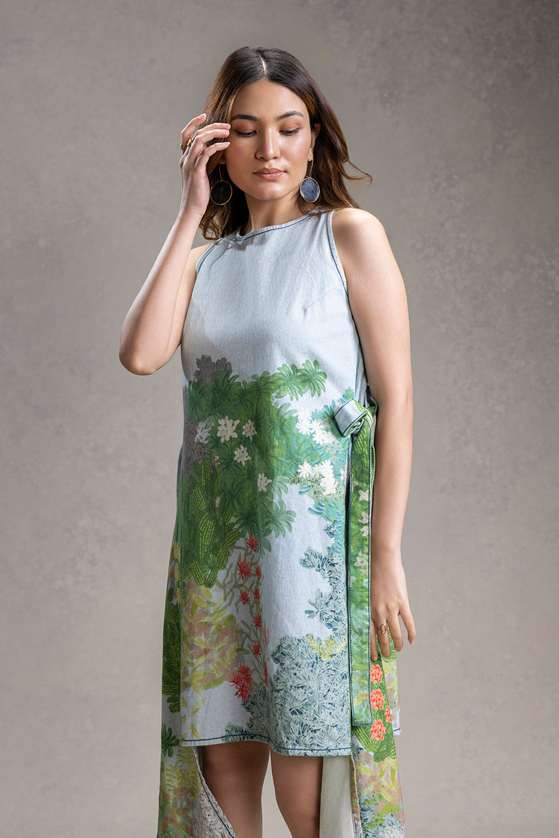 Blue Blume Dress