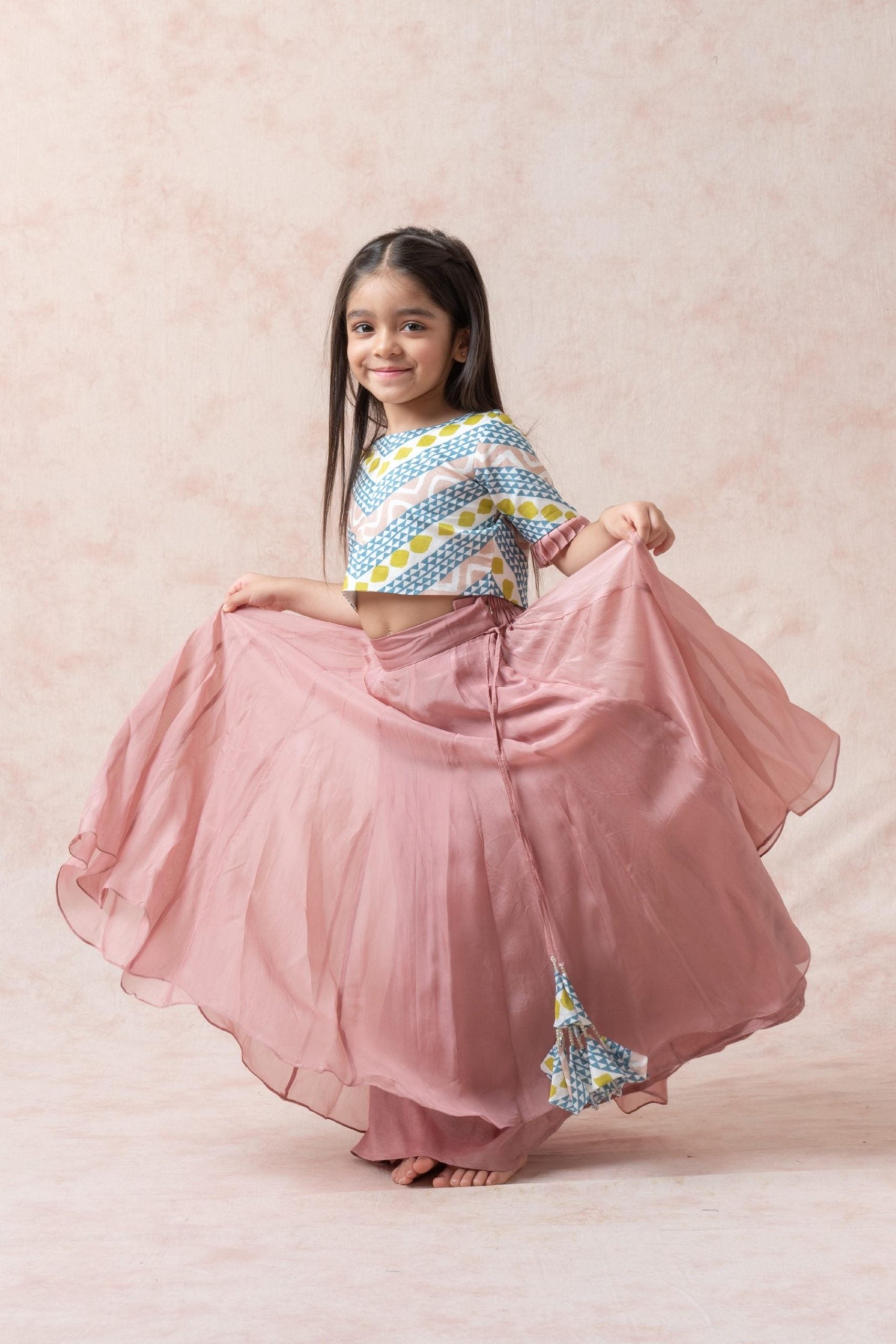 Choli with lehenga, dupatta