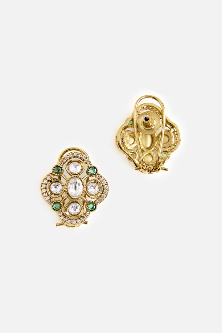 Kundan Polki Floral Choker Necklace