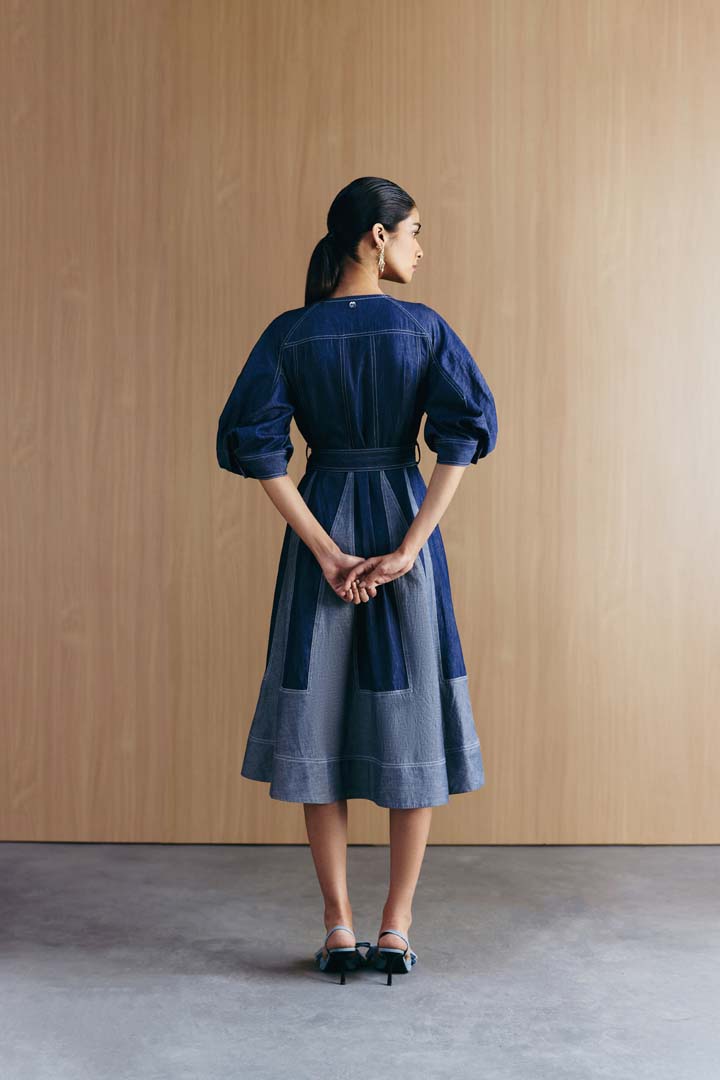 MIX & MATCH DENIM DRESS