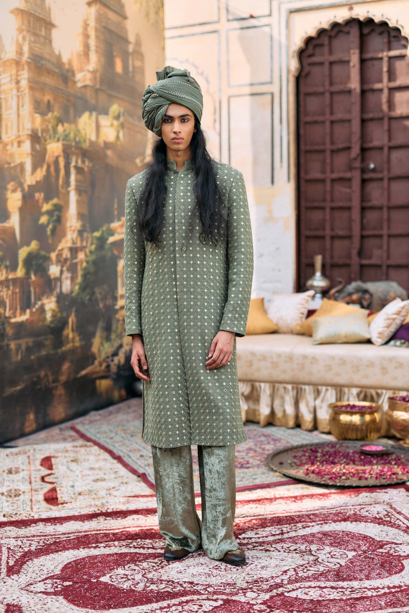 Kirit Sherwani Set