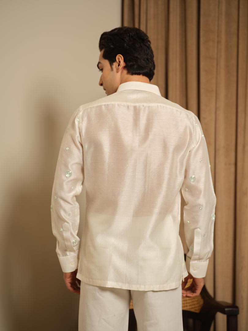Mint Polka Party Shirt