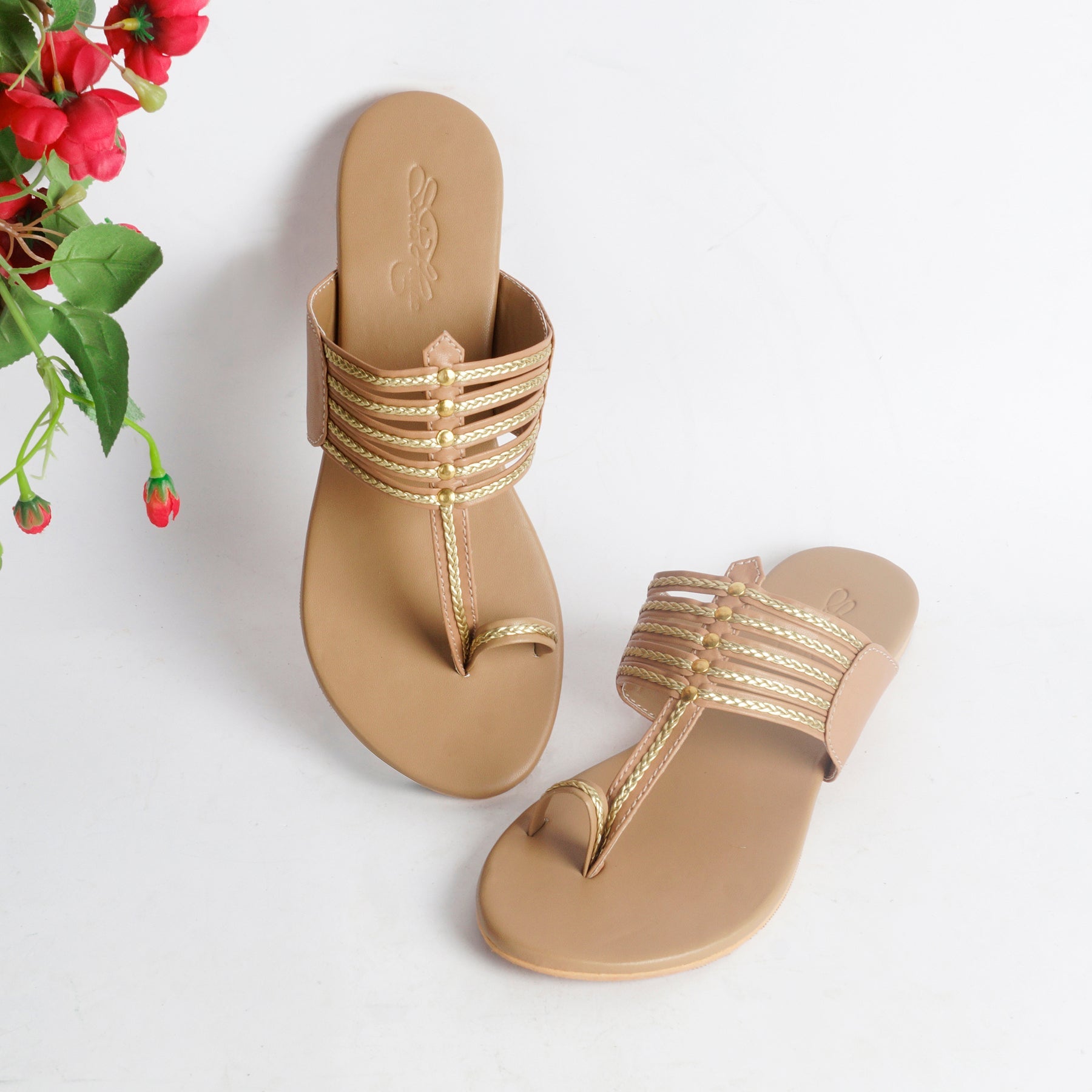 Beige Classics Flats