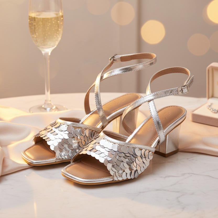 Moulin Silver Heels