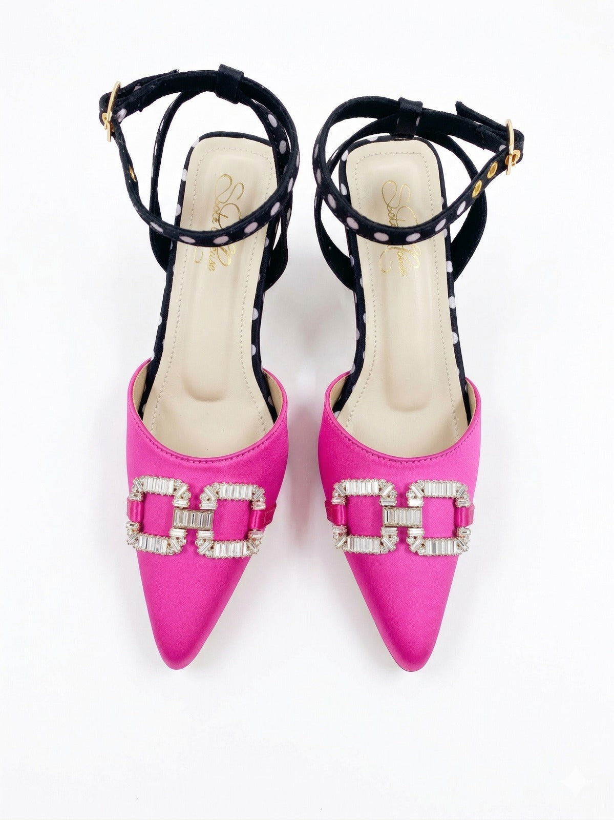 Pink Polka Heels