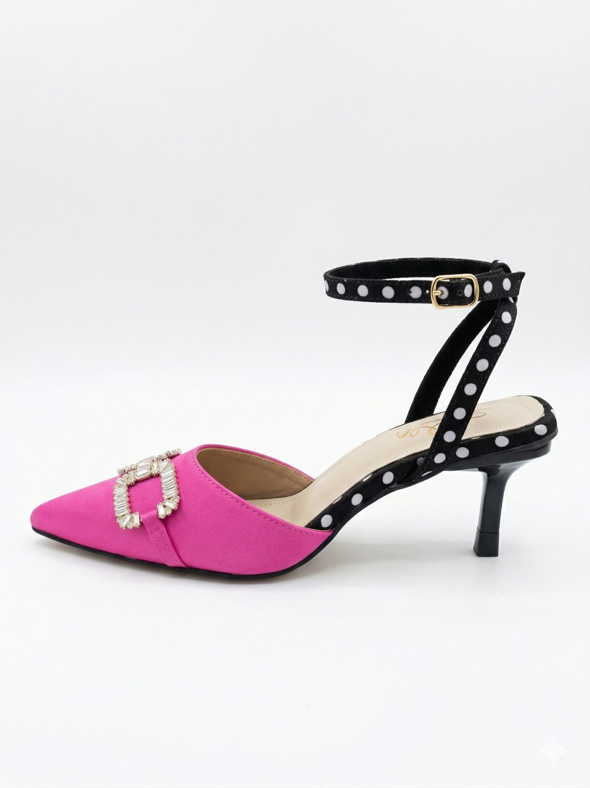 Pink Polka Heels