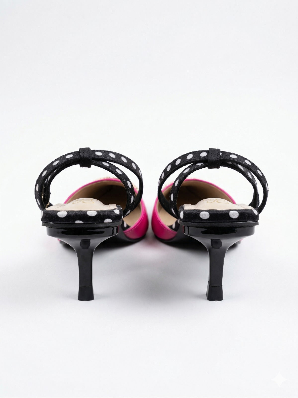 Pink Polka Heels