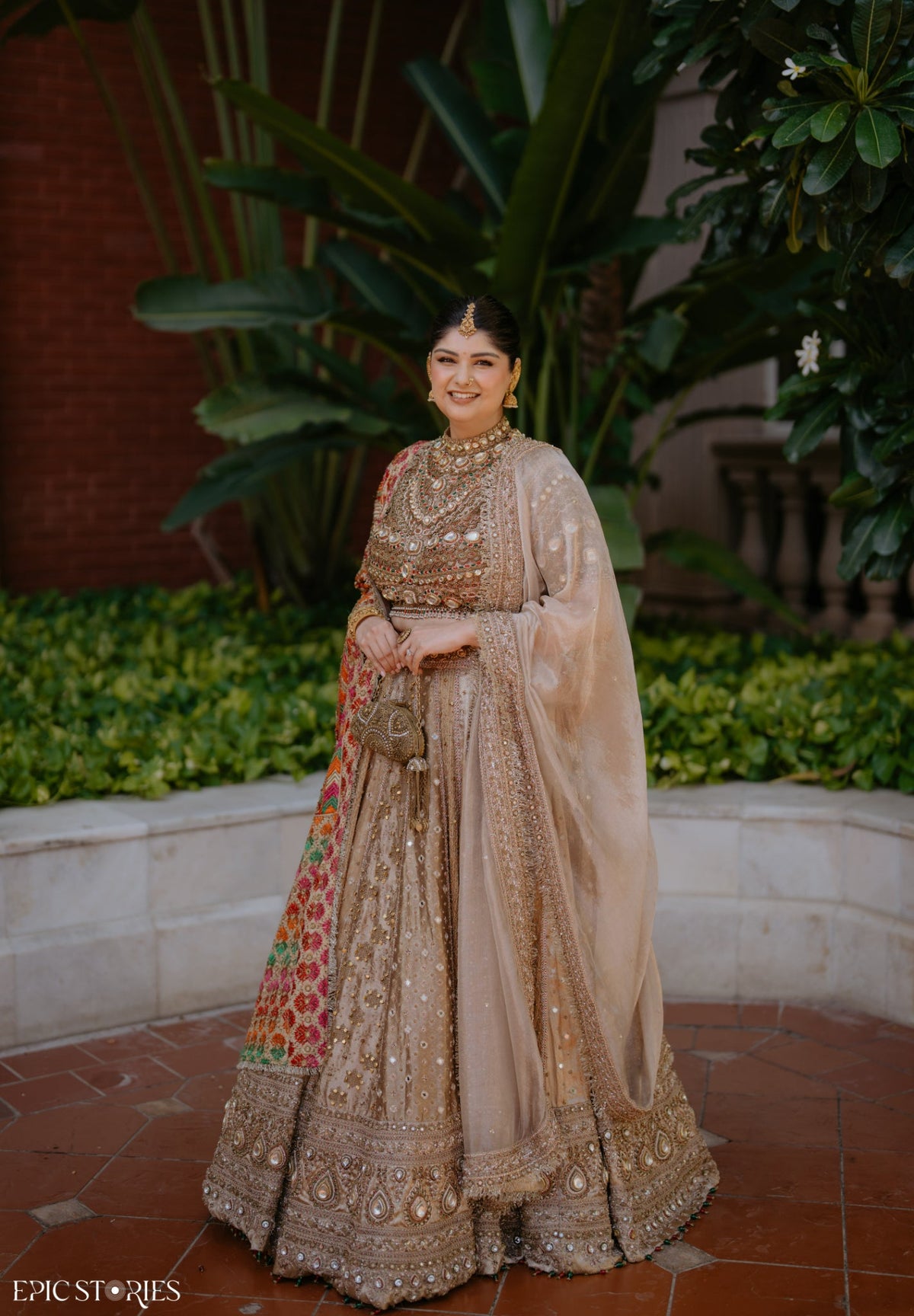 Anshula in Swarnali Bridal Lehenga Set