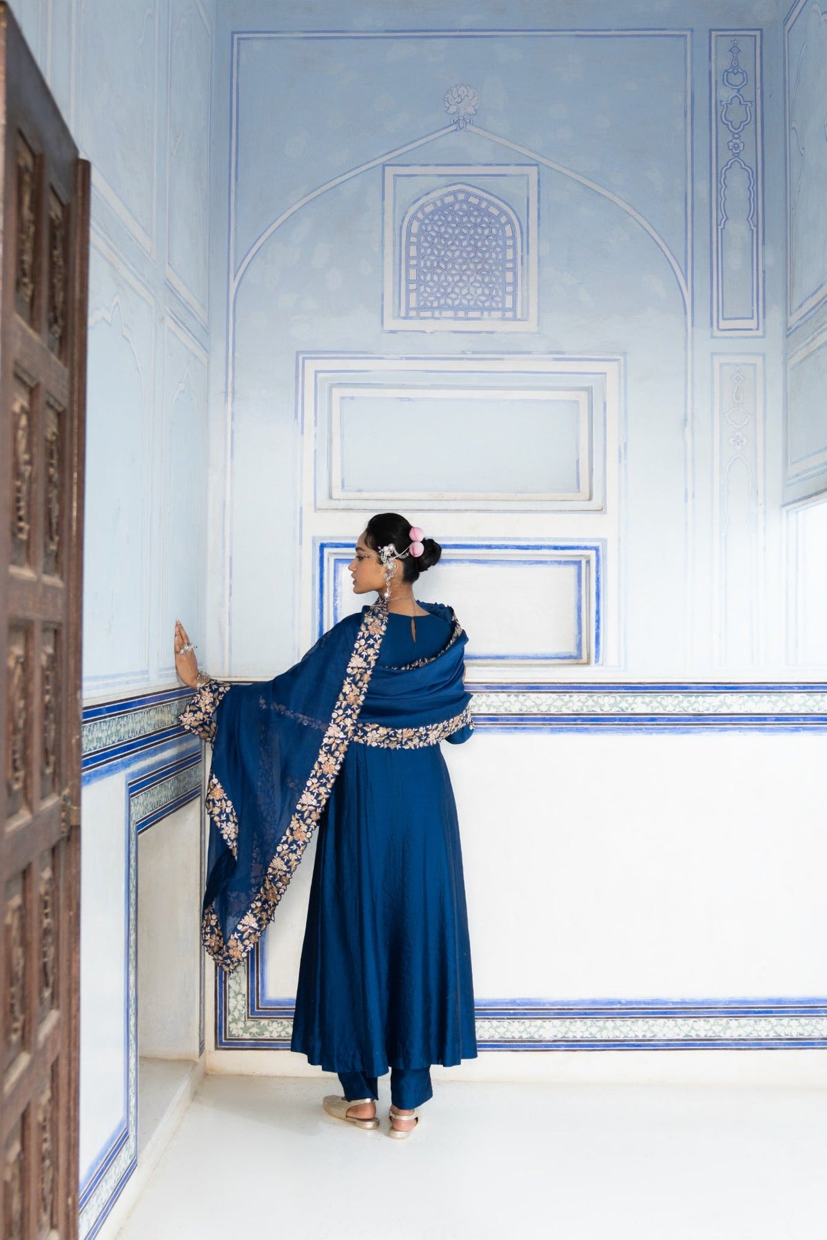 Floral mughal anarkali