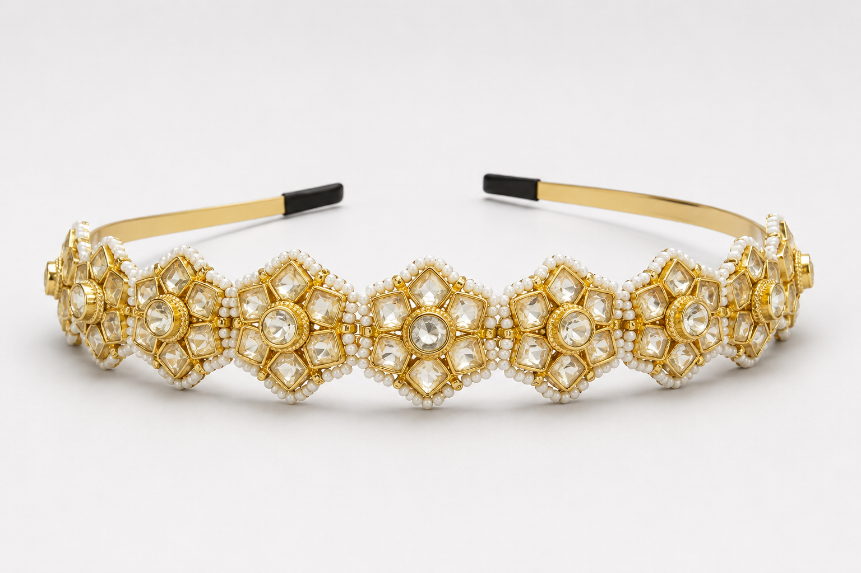 Polki Floral Headband