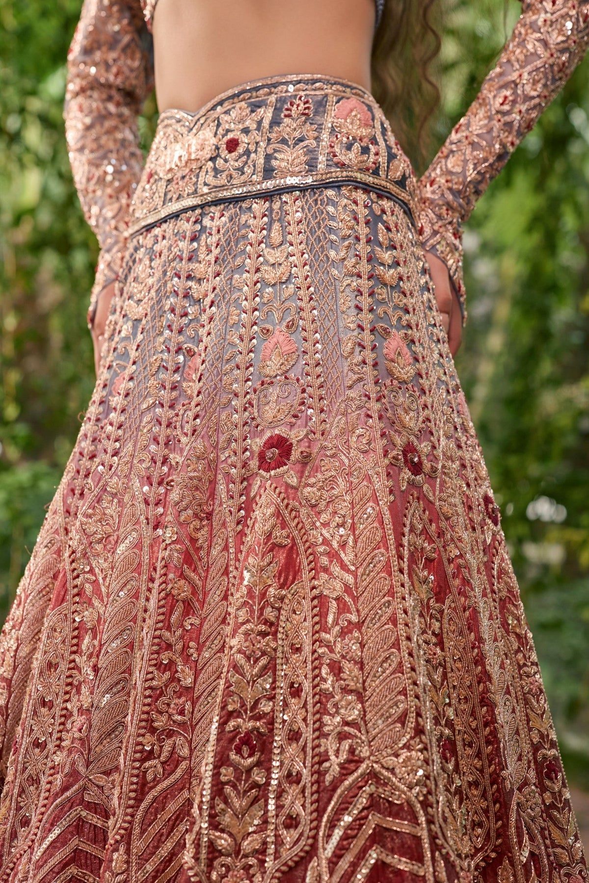 Dwirang-     A Tale in Two Hues Lehenga