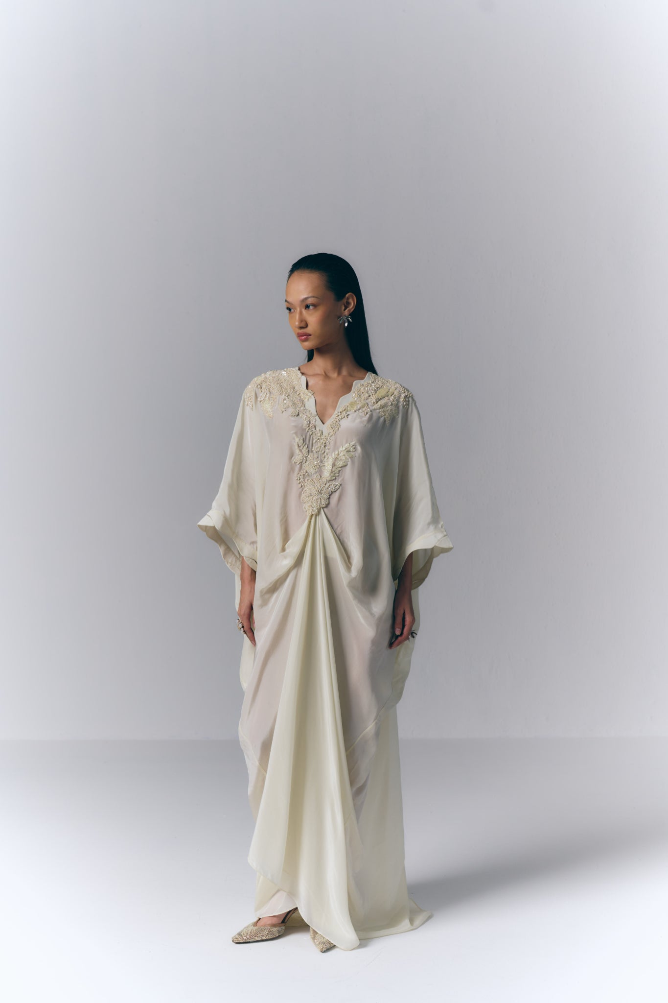 Ivory Whisper Kaftan