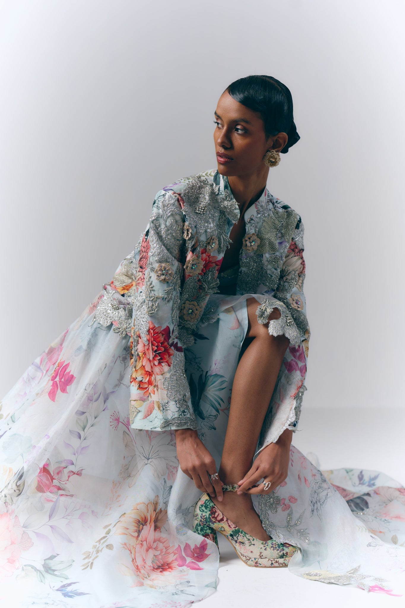 Celestial Bloom Jacket Set