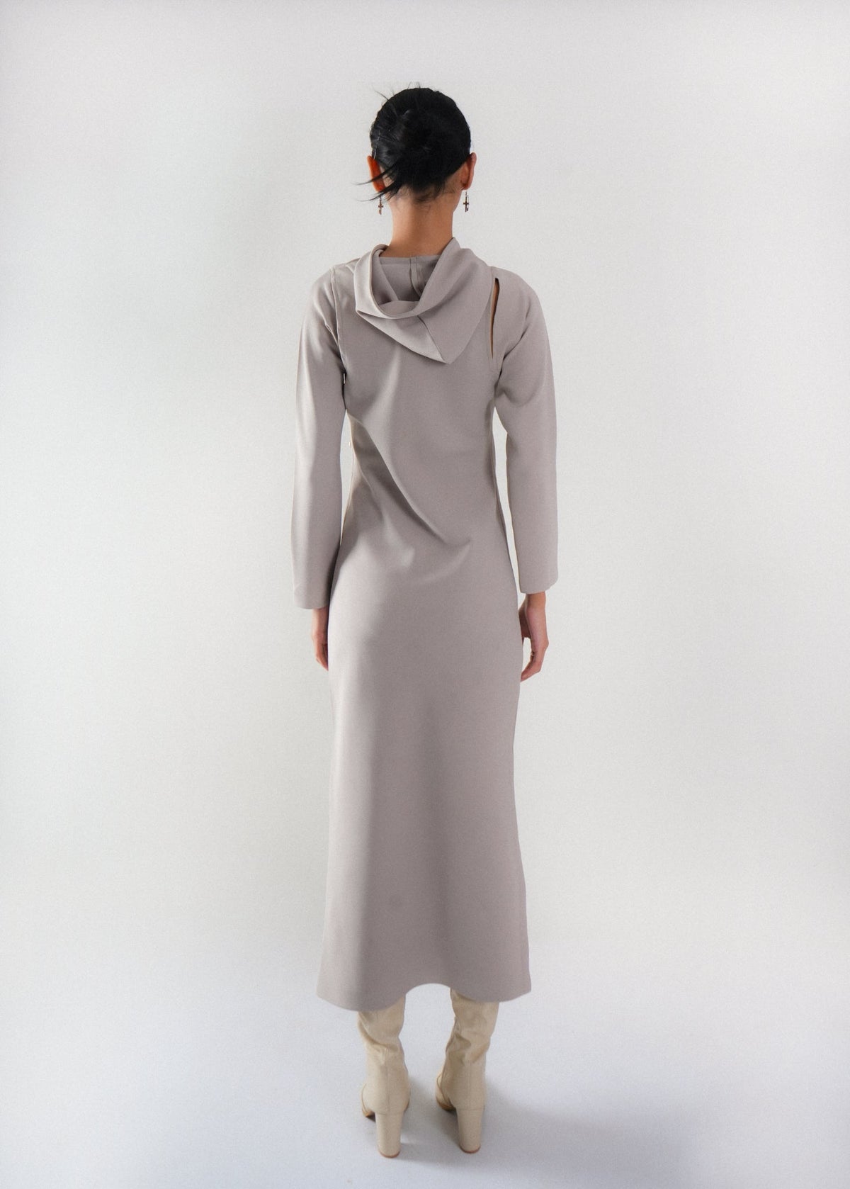 Luna Asymmetric Shift Dress
