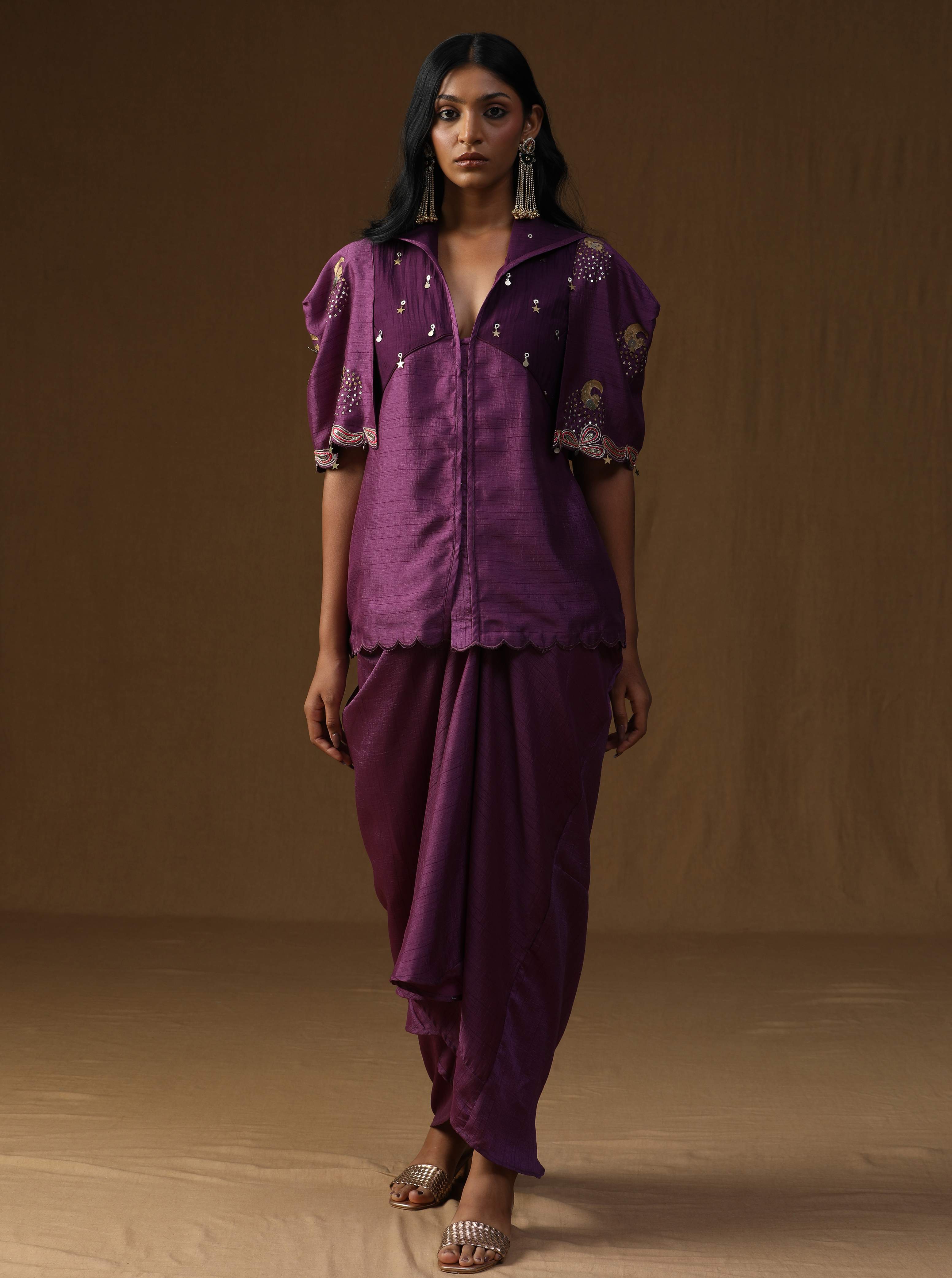 Rangadevi Jamuni � Draped Skirt Set