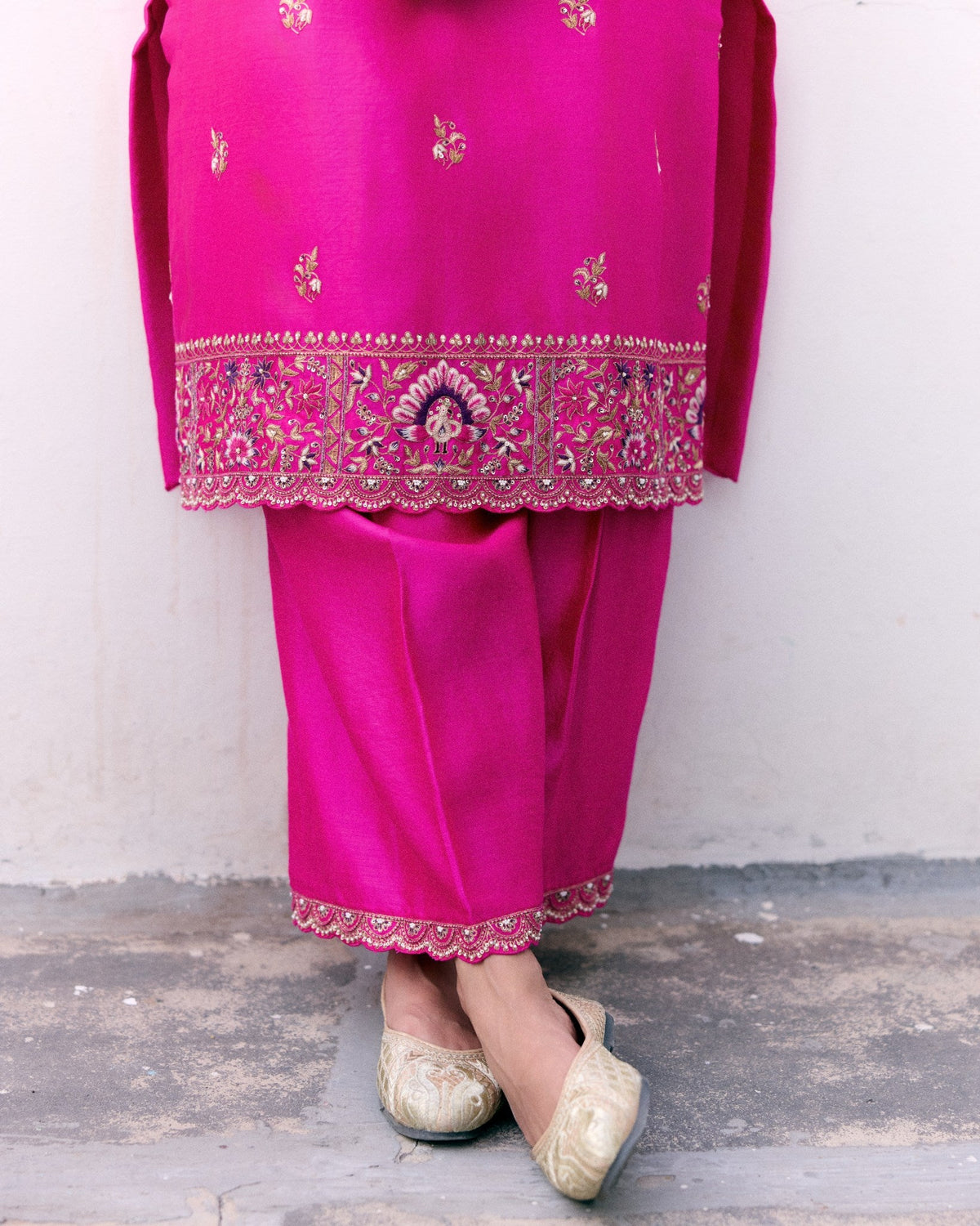 A Peacock in Bloom Kurta Set