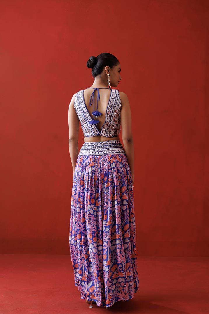 Sapphire serene lehenga set