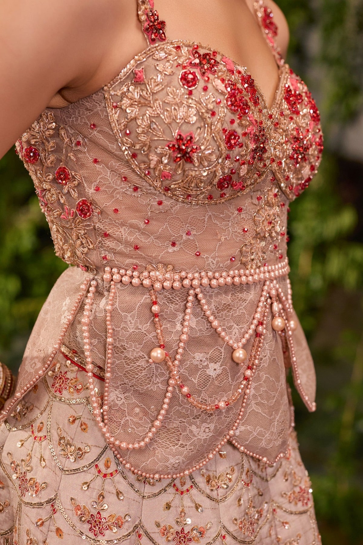 Pankhuri- The Floral Garce lehenga