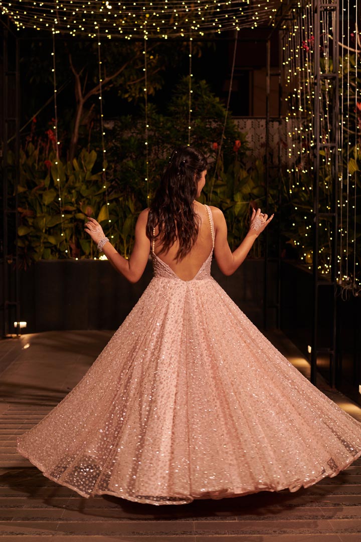 Baby Pink Gown.  1 (Gown)