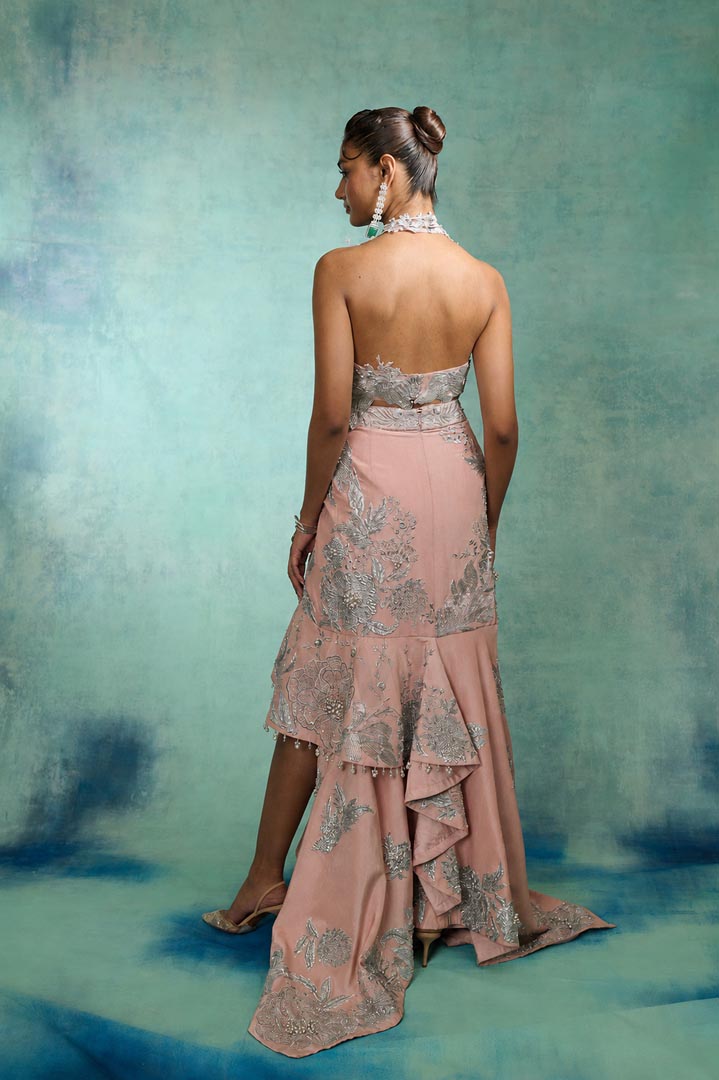 CELESTE ASSYMETRICAL SKIRT SET
